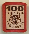 RED CUB 100 BRANDED WOGGLE