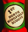 1ST NORTH WINGFIELD EMBOSSED WOGGLE