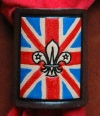 EMBOSSED UNION JACK SCOUT WOGGLE