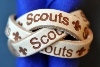 BRANDED SCOUTS 3 STRAND WOVEN WOGGLE